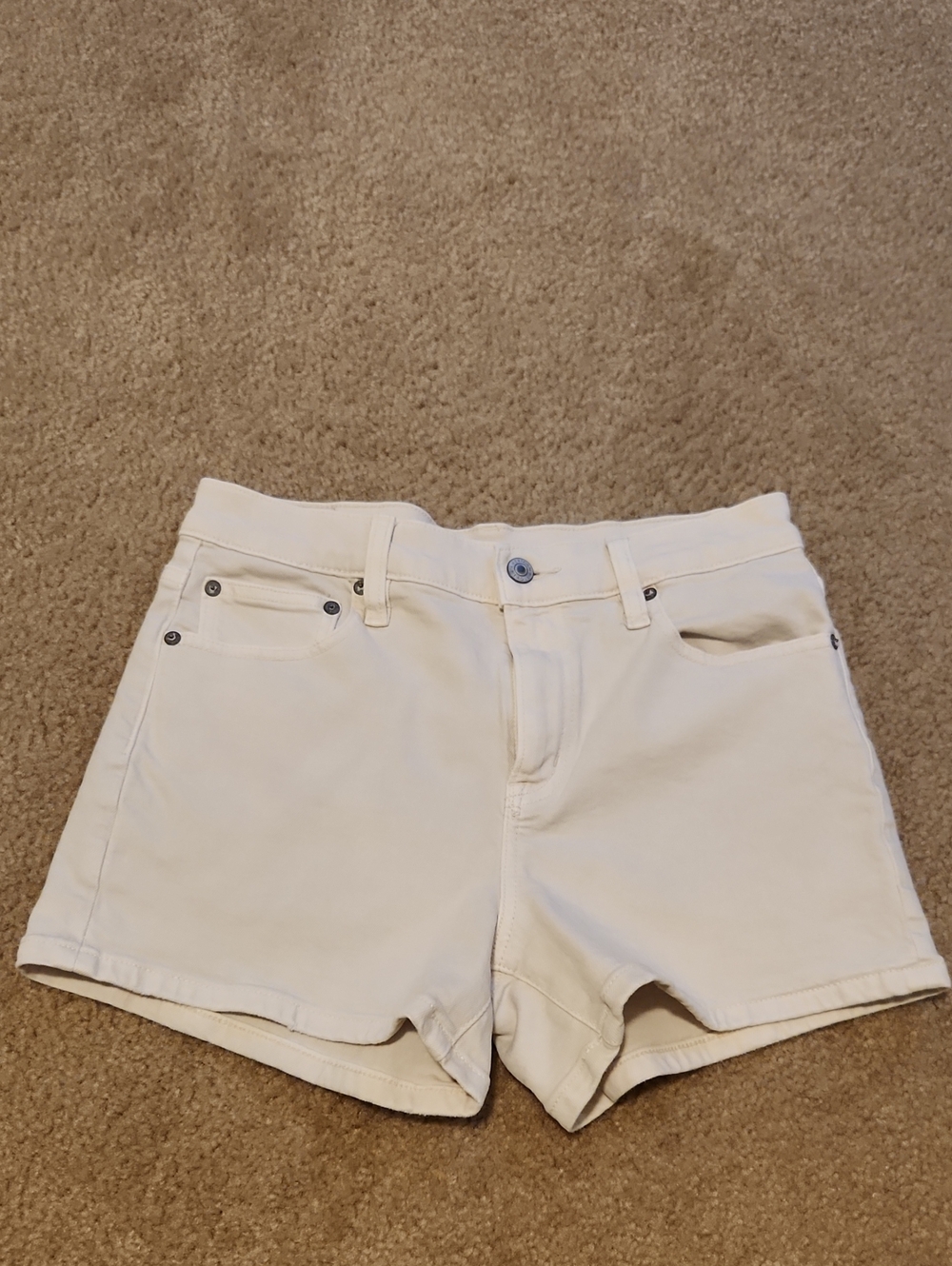 Denim Shorts Beige American Eagle